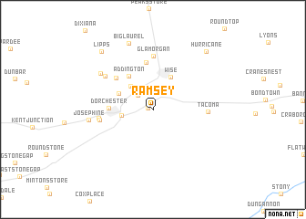 map of Ramsey