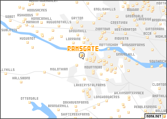 map of Ramsgate