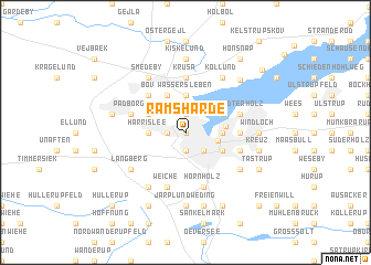 map of Ramsharde