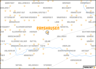 map of Ramshausen