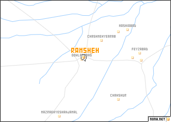 map of Rāmsheh
