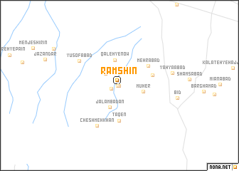 map of Rāmshīn