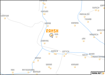 map of Ramsh