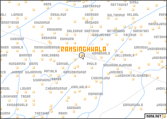 map of Rām Singhwāla