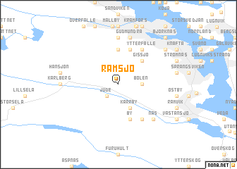 map of Ramsjö