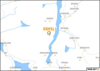 map of Ramsli