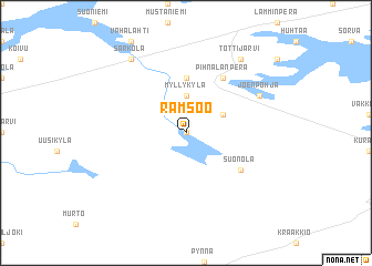 map of Rämsöö