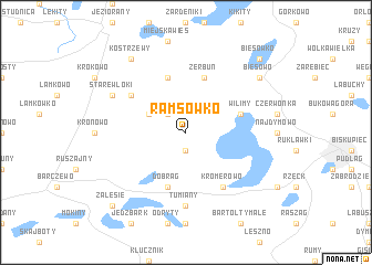 map of Ramsówko