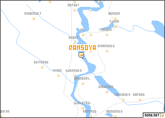 map of Ramsøya