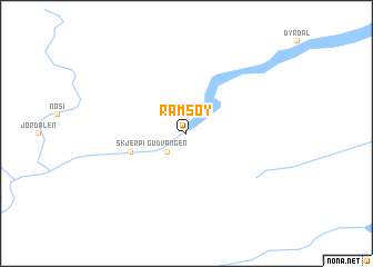 map of Ramsøy
