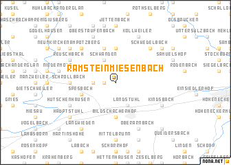 map of Ramstein-Miesenbach