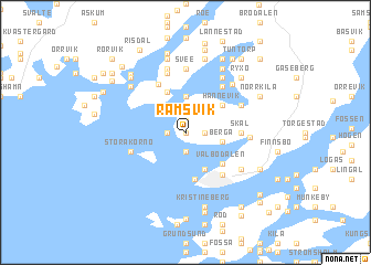 map of Ramsvik