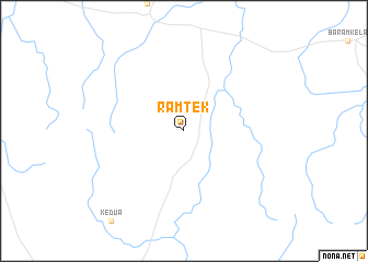 map of Rāmtek