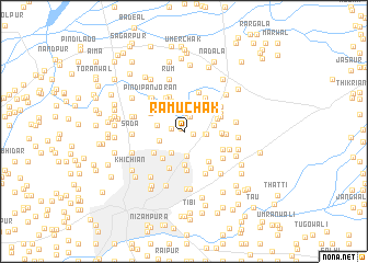 map of Ramu Chak