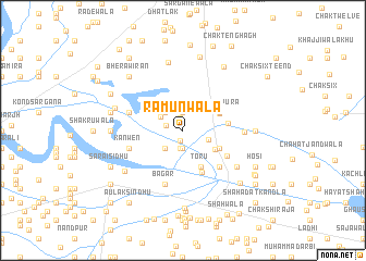 map of Rāmūnwāla