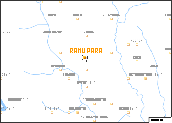 map of Rāmupārā