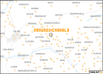 map of Ramušević Mahala