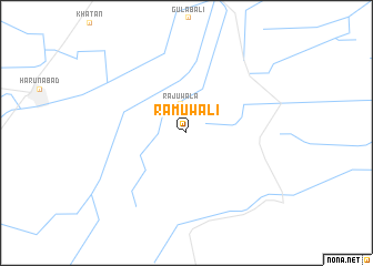 map of Rāmuwāli