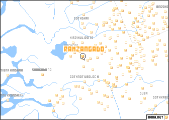 map of Ramzān Gado