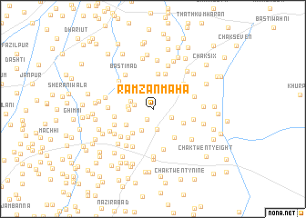 map of Ramzān Maha