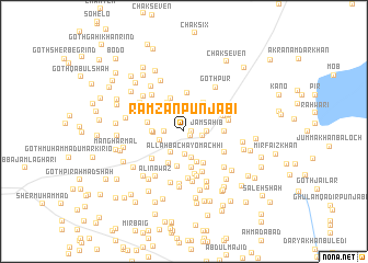 map of Ramzān Punjābi