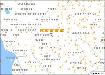 map of Rāmzān Unar