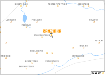 map of Ramzinka