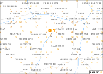 map of Rám