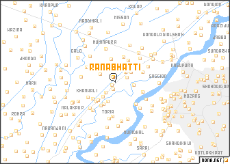 map of Rāna Bhatti