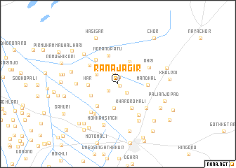 map of Rāna Jāgīr