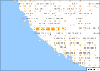 map of Ranapanadeniya