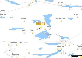 map of Rånäs