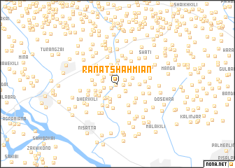 map of Rānat Shāh Miān