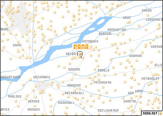 map of Rāna