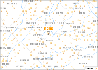 map of Rāna