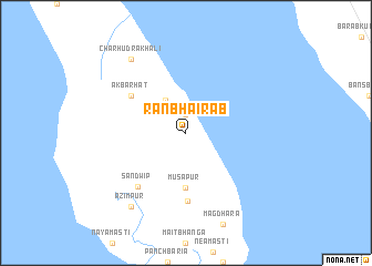 map of Ranbhairab