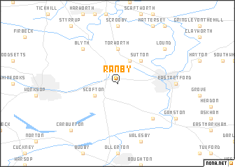 map of Ranby
