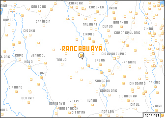 map of Rancabuaya
