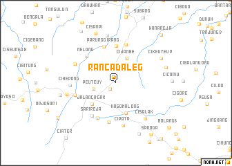 map of Rancadaleg