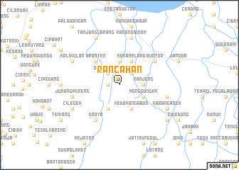 map of Rancahan