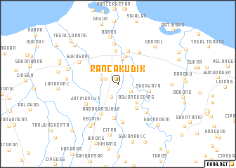 map of Rancakudik