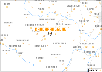 map of Rancapanggung