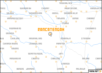 map of Ranca-tengah