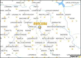 map of Ranceau