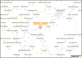 map of Rancenay