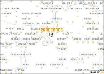 map of Rancennes