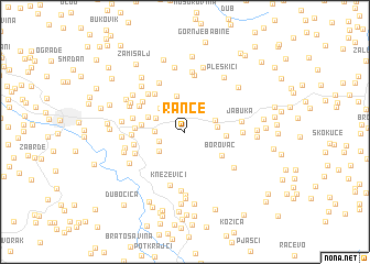 map of Ranče