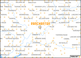 map of Ranchanton