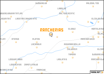 map of Rancherías