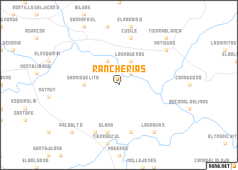 map of Rancherías